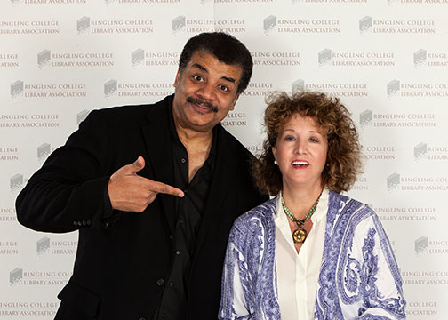 Neil deGrasse Tyson and Allison Moore